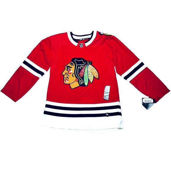 adidas Other - Men's Chicago Blackhawks Blank Authentic Adidas Pro Home Red Jersey Climalite